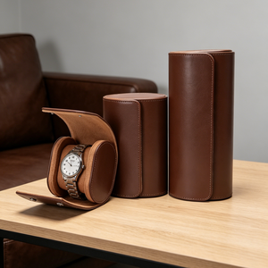 Boîtes à montres de luxe en carton rigide noir, emballage OEM personnalisé haut de gamme avec logo, pour présentation et rangement - Product Image 1