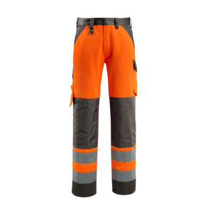 Pantalones de trabajo casuales, ligeros, ecológicos, transpirables, con múltiples bolsillos, cinta reflectante y diseño de seguridad para adultos. - Product Image 1