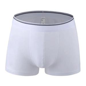 Calzoncillos bóxer sin costuras de cintura media para hombre, de spandex, transpirables, de punto, de secado rápido, con logo personalizado, lisos, para uso diario, al por mayor - Product Image 3
