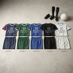 Factory Wholesale Custom 2026 Soccer Jerseys Set Quick Dry 100% Polyester Sublimation Training Uniforms New Design Soccer Wear - Product Image 4