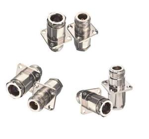 ขั้วต่อโคแอกเชียล RF แบบหนีบ LMR 200 รุ่น N ตัวเมีย 4 รู แบบหน้าแปลนสี่เหลี่ยม สำหรับประกอบสายเคเบิล - Product Image 3