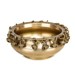 Elegant Metal Candle Bowl With Modern Texture For Dining <b>Table</b> Centerpiece And Festive Candle <b>Decoration</b> - Product Image 1