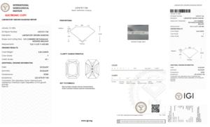 Diamant de laboratoire Ilois 3.04 CT taille radiant, couleur F, clarté VS1, type CVD IIa, certifié IGI - Product Image 5