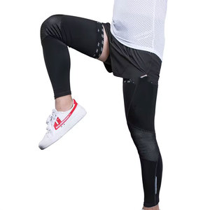 Jambières ajustables en polyester tricoté pour femmes, épaisses, couleur unie gris, respirantes, extensibles, protection quotidienne, Econex Sports - Product Image 1