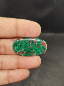 Natural High Quality Chrysocolla Malachite Gemstone Cabochon Green Loose Gemstone For Making Jewellery - Product Image 5