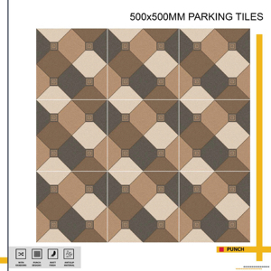 Baldosas de porcelana para exteriores de 50x50 cm, diseñadas para soportar movimiento constante y preservar la integridad de la superficie en áreas abiertas. - Product Image 1