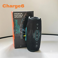 Charge6 Lecteur audio sans fil étanche, son stéréo avec basses puissantes, caisson de basses, robuste, pour les voyages en plein air, le camping, les fêtes, appareil musical
