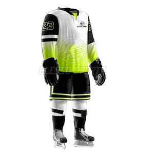 New Arrival 100% Polyester Made Ice Hockey Uniform High Quality Unique Design Ice Hockey Uniform - Product Image 4