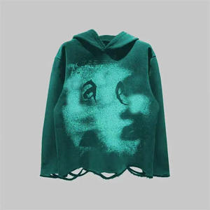 เสื้อฮู้ดดี้ผู้ชายแบบใหม่ แขนสั้น สีพื้น เรียบง่าย สไตล์ลำลอง สำหรับผู้ชาย - Product Image 3