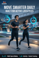 2025 QC NS5 Ekranlı Olmayan Akıllı Bileklik Kalp Atış Hızı Uyku Monitörü Fitness Aktivite Takipçisi GPS Su Geçirmez Sağlık Bandı Manyetik