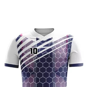 Pakistan Football Teamwear Supplier Breathable Soccer Jerseys Short Sleeve 100% Polyester Custom Colors & Sizes OEM Service - Product Image 4