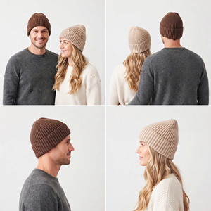 Unisex Knitted Beanie Hat Solid Color <b>Winter</b> <b>Caps</b> Wholesale Warm Casual Beanie <b>Cap</b> Cotton Woolen Headwear for Adults Soft Beanie - Product Image 5
