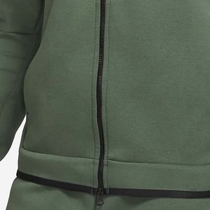 Ensemble de survêtement deux pièces à capuche, personnalisé avec logo, en polyester, respirant, séchage rapide, grandes tailles, couleur unie, pour l'automne - Product Image 6