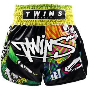 Kit de Entrenamiento de Boxeo Profesional Muay Thai Más Vendido, Guantes de Boxeo Twins con Impresión Personalizada, Pantalones Cortos de Muay Thai y Espinilleras Twins - Product Image 6