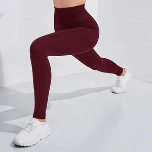 Leggings Deportivos de Cintura Alta Sin Costuras para Mujer, Pantalones de Yoga, Compresión, Fitness, Elásticos, Duraderos, Transpirables, con Elasticidad en Cuatro Direcciones - Product Image 2