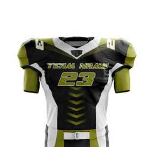 Uniforme de Fútbol Americano con Diseño Dinámico para Equipos Deportivos, Confeccionado con Tela de Alta Elasticidad e Impresión - Product Image 3