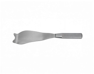 Elevador de cuello femoral de acero inoxidable con mango de 70.0mm y hoja ancha para artroplastia de cadera, instrumento quirúrgico ortopédico para tejidos blandos - Product Image 1