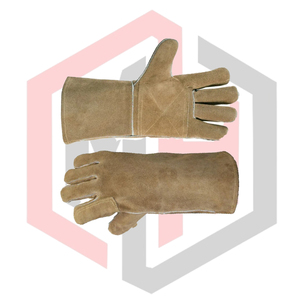 Gants de sécurité renforcés en cuir pour le jardinage, ignifuges, pour soudure TIG/MIG, respirants, flexibles, sans silicone, sans poudre, 14 gants - Product Image 6