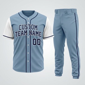 Maillots de baseball en gros, coupe athlétique, kits de baseball anti-humidité pour les équipes de jeunes - Product Image 5