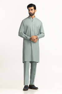 LOW MOQ <b>Men's</b> Solid Color Salwar Kameez 2026 High Quality Wholesale Price New Style <b>Kurta</b> Pajama Indian & Pakistan Clothing <b>Men</b> - Product Image 2