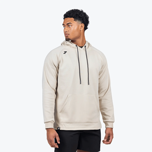 Zip Up Hoodie Men Adult Youth 480 GSM Polyester Cotton Blend <b>Moisture</b> Wicking Custom Logo Low MOQ OEM Wholesale Supplier - Product Image 4