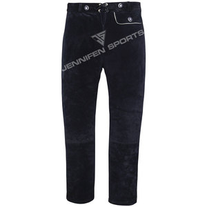 Pantalon long d'hiver décontracté de haute qualité pour homme, style bavarois, en cuir suédé vieilli, coupe taille haute, aspect vintage, inspiré des Lederhosen autrichiens - Product Image 6