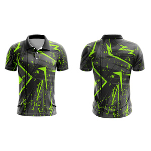 Wholesale High Quality 100% Polyester OEM Custom logo Embroidered <b>Black</b> Short Sleeved Sublimation <b>Women's</b> <b>Polo</b> <b>Shirts</b> - Product Image 3