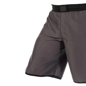 Shorts MMA gris pour homme de haute qualité, coupe classique, 100 % polyester, anti-transpiration, vêtements de sport, taille adulte et prix abordables - Product Image 5