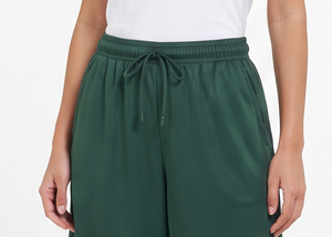 Women <b>Cargo</b> Sweat <b>Shorts</b> Casual 100% Polyester Baggy Heavy Weight Mid Drawstring Waist Side Pocket Winter Wear <b>Short</b> <b>Ladies</b> - Product Image 4