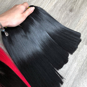 Vente en gros d'extensions de cheveux Remy vierges crues vietnamiennes 100% Super Double Bone Straight Pink Birthmark Weaving Hair - Product Image 6