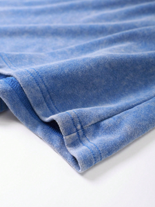 Ensemble 2 pièces homme : Débardeur sans manches et short à taille élastiquée avec cordon de serrage, imprimé graphique et lettres, effet délavé personnalisé - Product Image 6