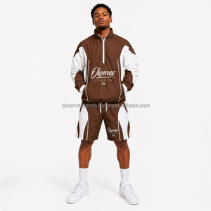 Windbreaker <b>Set</b> High Quality Custom Unisex 3M Reflective Vintage Autumn Tracksuit <b>Top</b> <b>and</b> <b>Shorts</b> <b>Sets</b> Streetwear Casual - Product Image 1