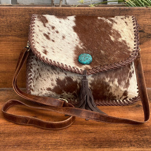 Designer de luxe en cuir de vachette sac à bandoulière pour femmes personnalisé de haute qualité en cuir véritable grande capacité gland nouveaux sacs à main à bandoulière - Product Image 3