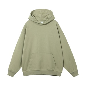 Custom Men's Heavyweight Premium Quality Cotton Oversized Hoodie Drop Shoulder Design Digital OEM Blank Pullover for Winter - Product Image 5