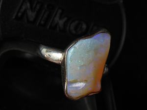 Anillo de Ópalo Natural Australiano Pulido con Engaste Clásico, Regalo para Ella, Joyería de Moda para Bodas y Fiestas, Nueva Llegada - Product Image 4