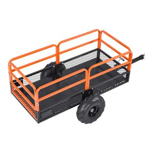 22 Cu. Rimorchio da Giardino/ATV/UTV in Acciaio da 725 kg (1600 libbre) con Pannello Posteriore Rimovibile, per Moto e ATV - Product Image 4