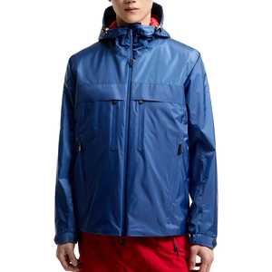 Chaqueta Cortavientos Personalizada para Hombre, con Capucha, Impermeable, Repelente al Agua, de Nailon Ripstop, para Senderismo al Aire Libre, Aislada y Ligera - Product Image 5