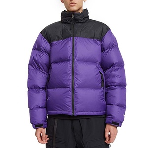 Chaqueta de Plumón de Poliéster para Hombre con Diseño de Logotipo Personalizado, Chaqueta de Invierno Unisex de Alta Calidad con Capucha y Decoración de Piel - Product Image 5