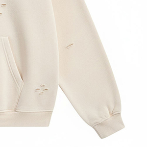 Sudadera con Capucha Desgastada para Hombre, Estilo Urbano Relajado, Colección Retro - Product Image 5