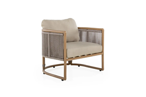 ชุดโซฟาสนามหญ้า VERELLE รุ่นโมเดิร์น เฟอร์นิเจอร์พักผ่อนกลางแจ้งแบบเชือกถัก - Product Image 2