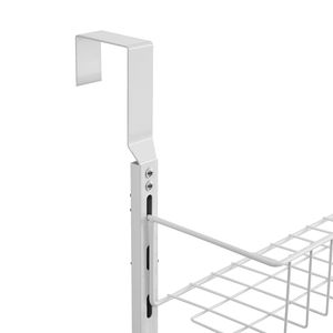 Organizzatore da Appendere Sopra la Porta a 6 Ripiani in Acciaio Resistente, Porta Spezie Regolabile da Parete, Soluzione Organizzativa per Dispensa - Product Image 3