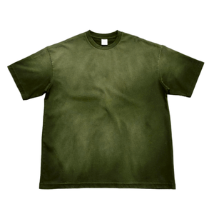 เสื้อยืดแขนสั้นทรงโอเวอร์ไซส์สไตล์วินเทจสำหรับผู้ชาย ผ้าฝ้าย 100% ระบายอากาศได้ดี เป็นมิตรต่อสิ่งแวดล้อม เหมาะสำหรับฤดูร้อน - Product Image 2