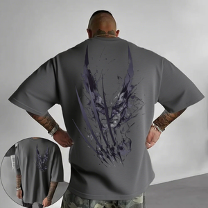 Playera Deportiva Casual de Verano para Hombre, Diseño Marvel, Tejido Sólido 3D Transpirable y Ecológico, Cuello Redondo y Manga Corta - Product Image 3