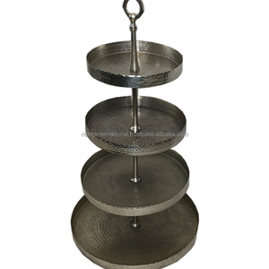 Escaparate de postres de boda de diseño moderno, elevador de pasteles de cuatro niveles, herramientas de pastel atemporales de proveedor indio - Product Image 2