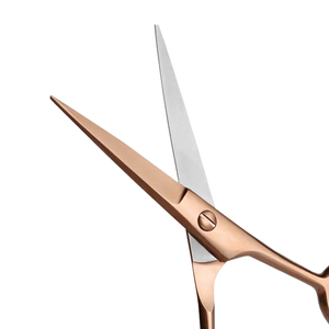 Facial Hair Scissors for Men Mustache & Beard Trimming Scissors 5in Sharp & Precise Grooming Right Handed Barber Scissor - Product Image 3