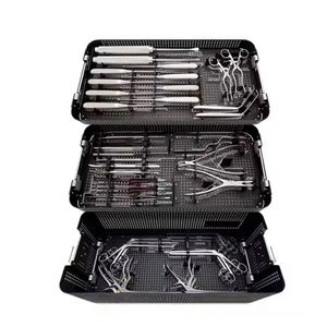 SURGINEXA Super-Slide II Retractor de Laminectomía, Juego de 15 Instrumentos Ortopédicos Veterinarios, Certificado CE Clase I, Manual de 3 Años - Product Image 1