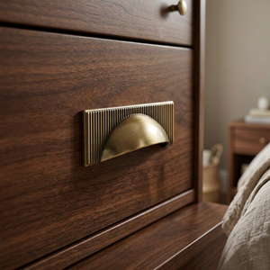 <b>Antique</b> <b>Brass</b> Bridge Cabinet Pull Handle for Kitchen Drawer Hardware Durable Matte Finished Traditional Style Furniture Pulls - Product Image 3