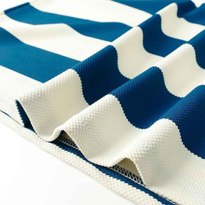 Camisa de Golf a Rayas para Hombre, 95% Poliéster, 5% Elastano, Manga Corta, Ligera, de Secado Rápido, Absorbe la Humedad, para Verano - Product Image 5