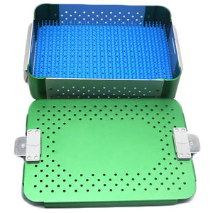 Boîte de stérilisation manuelle en aluminium 40x20x12 cm, autoclavable, réutilisable, pour kit chirurgical Pentax, conteneur stérilisé - Product Image 4