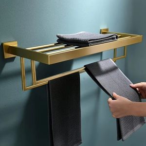 Towel hanger bathroom storage <b>shelf</b> home bathroom organiser towel rack with <b>shelf</b> towel rack for small bathroom - Product Image 3